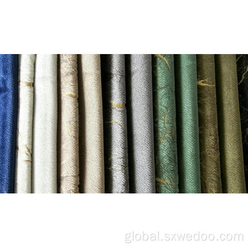 Printing Velvet Fabric Printed Velvet Foil Sofa Upholstery Fabric Factory